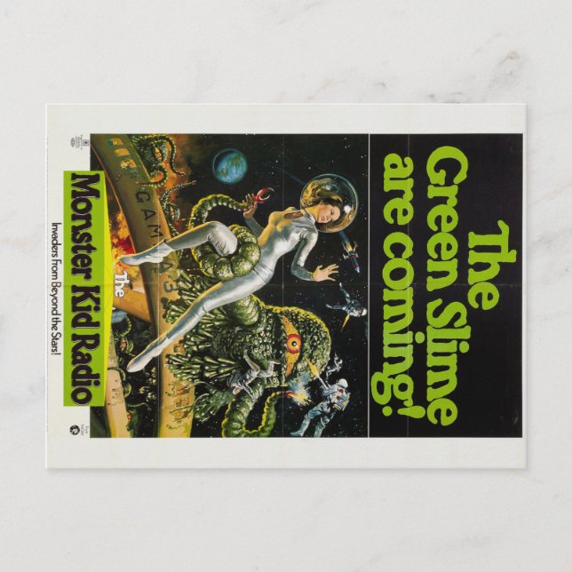 Monstruos delgados de la tarjeta postal de radio m (Anverso)