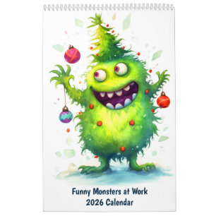 Monstruos Divertidos en el Trabajo – Calendario pa