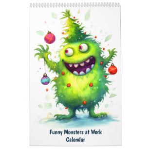 Monstruos Divertidos en el Trabajo – Calendario pa