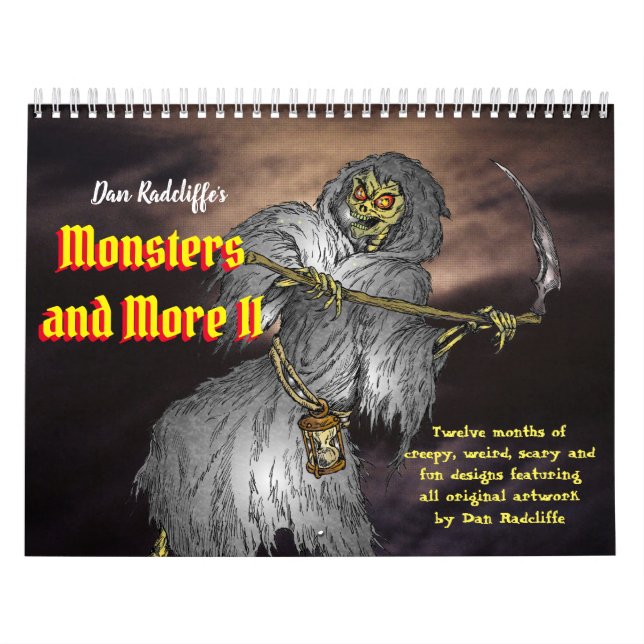 Monstruos y más calendario II (Tapa)