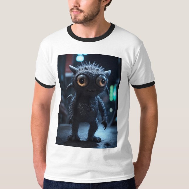 Monstruosa Marvel: Creativa camiseta de diseño de  (Anverso)