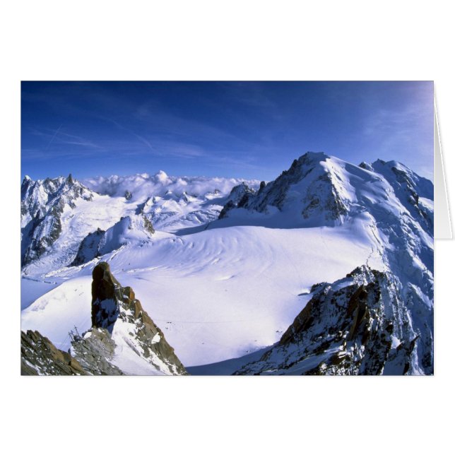 Mont Blanc, Francia Winter (Anverso (Horizontal))