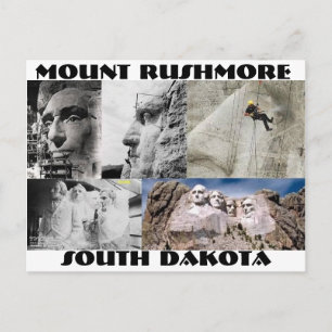 Mont Rushmore, postal de Dakota del Sur