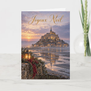 Mont-Saint-Michel Feliz Navidad
