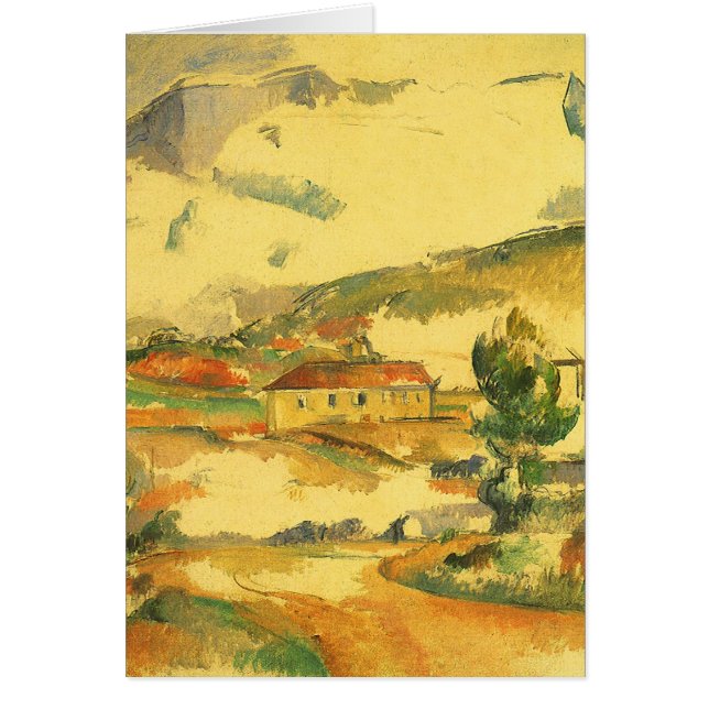 Mont Sainte Victoire de Paul Cezanne, Arte de époc (Frente)