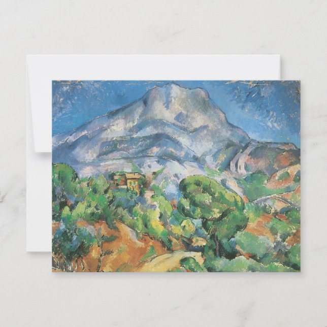 Mont Sainte Victoire encima de Tholonet, Paul Ceza (Anverso)