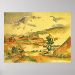 Mont Sainte Victoire por Paul Cezanne, Arte Vintag