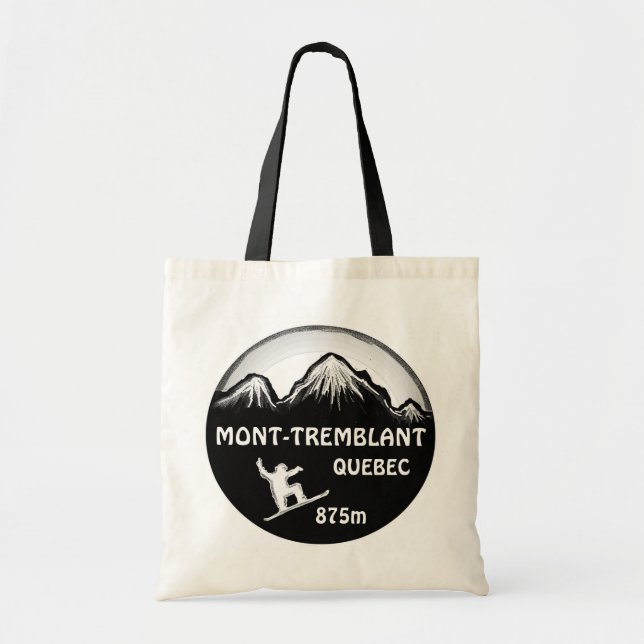 Mont Tremblant Bolsa de arte de snowboard negro de (Frente)