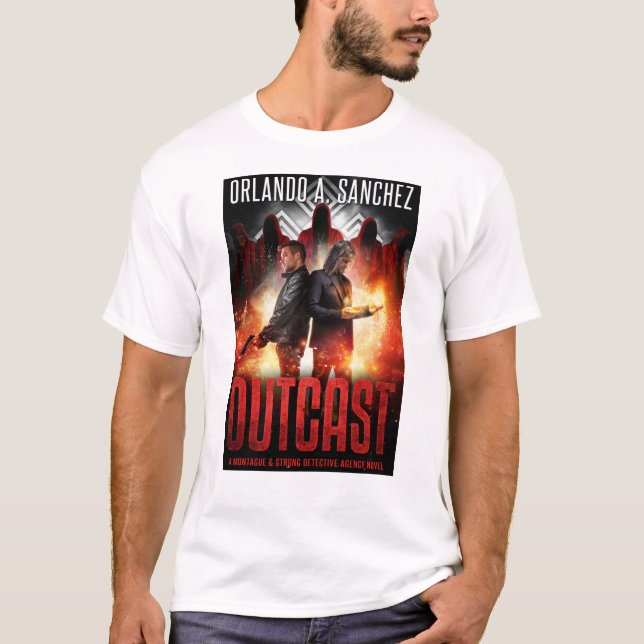 Montague y Fuerte - Camiseta OUTCAST (Anverso)