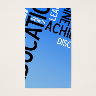 Montaje de palabras educativas