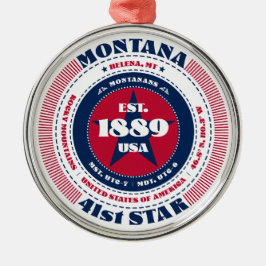 Montana 41ª Ornamento Estatal de Navidad