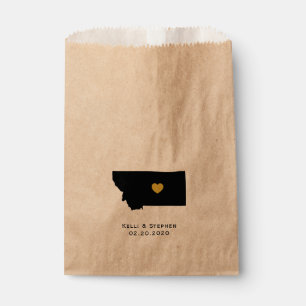 Montana Boda Favor Trate Sacks, Bolsas de Regalo