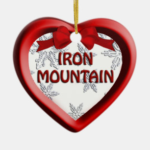 Montaña de hierro Michigan: Ornamento del corazó