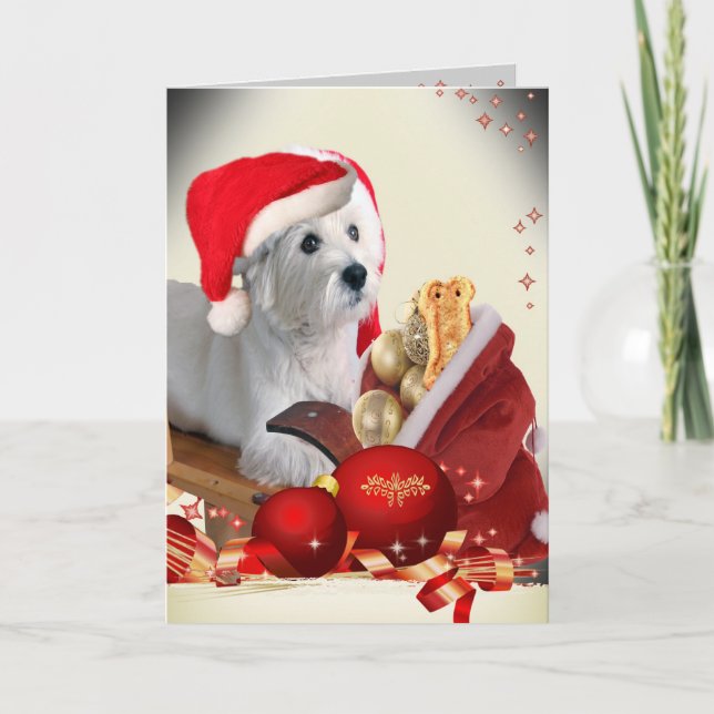 Montaña del oeste Terrier con las invitaciones de (Anverso)