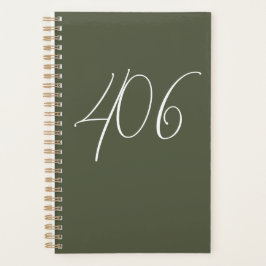 Montana Green con planificador de código de área b