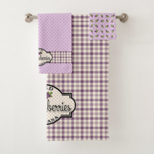 Montana Huckleberry Bath Towset