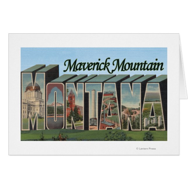 Montaña Maverick, Montana (Anverso (Horizontal))