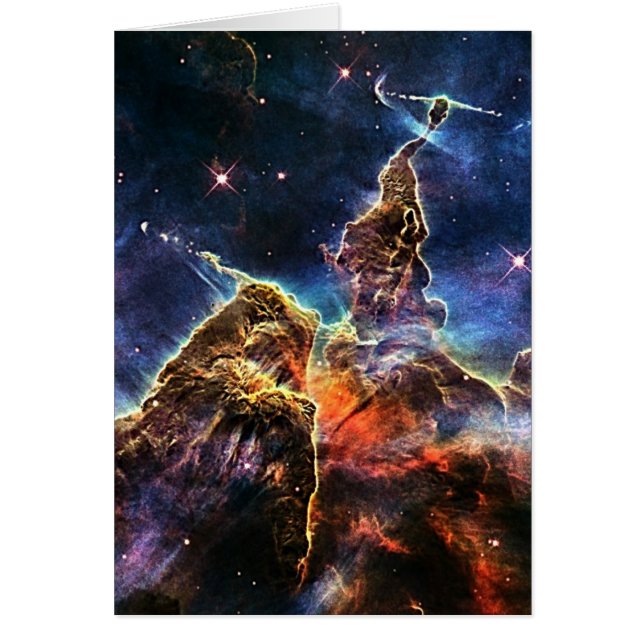 Montaña mística en la NASA espacial (Frente)