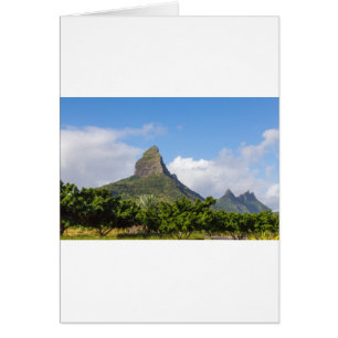 Montaña Piton de la Petite en Mauricio, panorámica