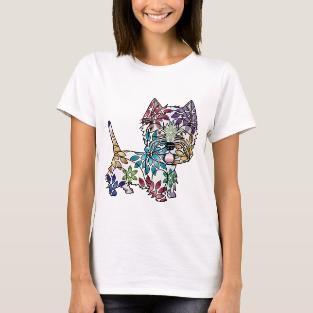 Montaña Terrier blanco del oeste - camiseta (Anverso)