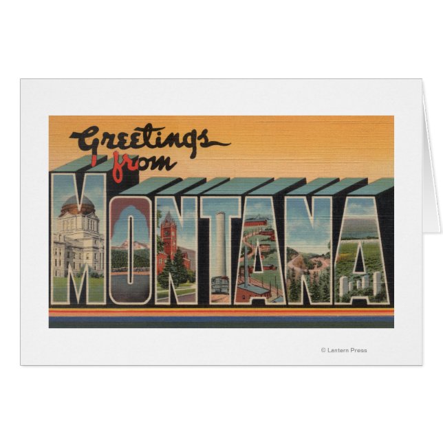 MontanaGrandes escenas de letrasMontana (Anverso (Horizontal))