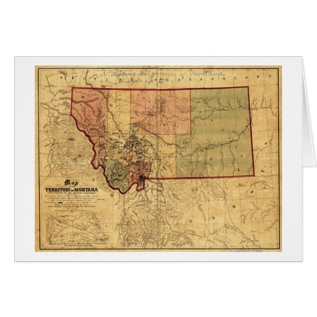 MontanaMapa PanorámicoMontana (Anverso (Horizontal))