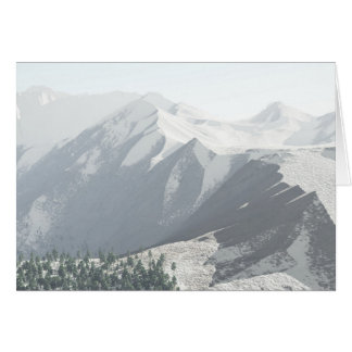 Montañas abstractas - tarjetas