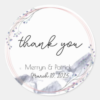 Montañas acuarela - Pegatina