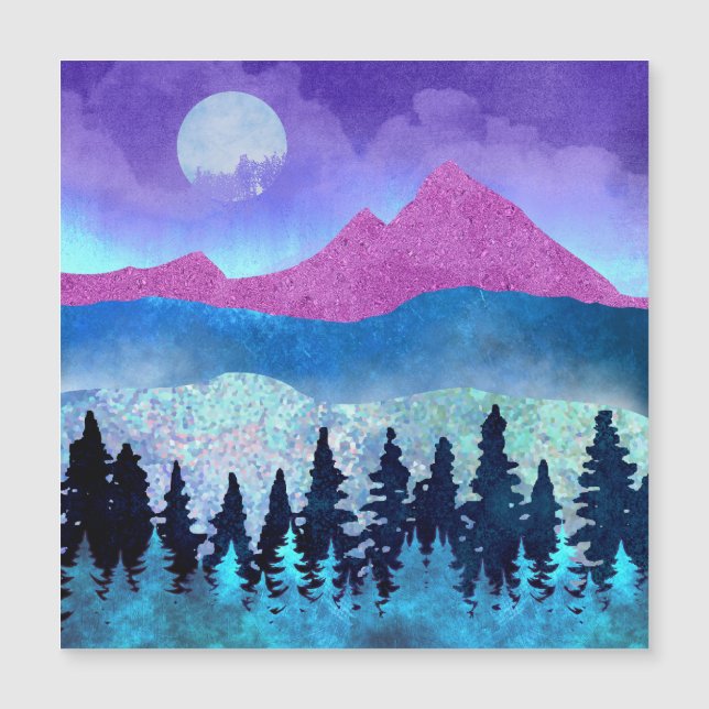 Montañas Amethyst Mist (Anverso)