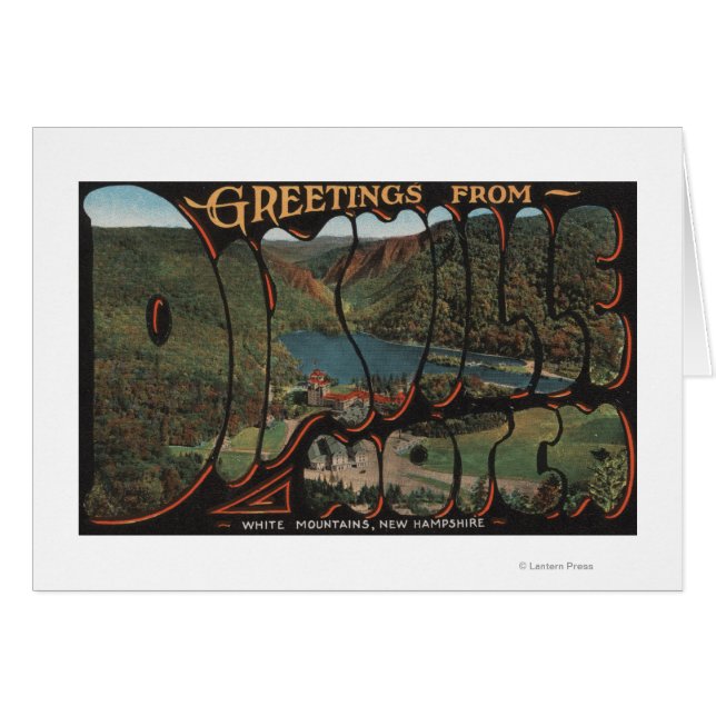 Montañas Blancas, New Hampshire - Dixville (Anverso (Horizontal))