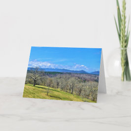 Montañas Blue Ridge, tarjeta