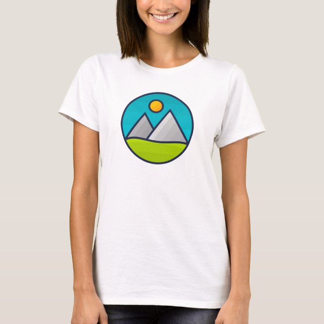 Montañas camisetas (Anverso)