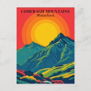 Montañas Comeragh Irlanda Tarjeta Postal de Viaje 