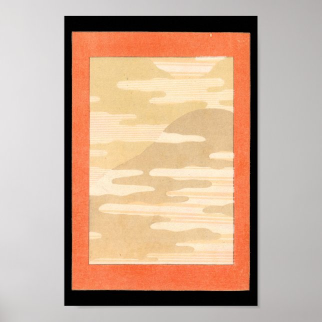 Montañas de arte mural japonesas antiguas (Frente)