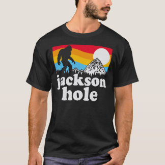 Montañas de Jackson Hole Bigfoot, camiseta esencia