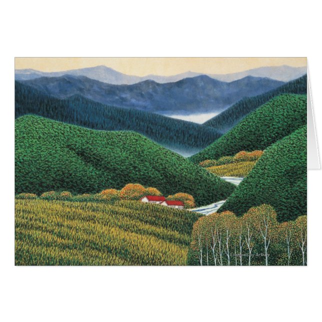 Montañas de la primavera (Anverso (Horizontal))