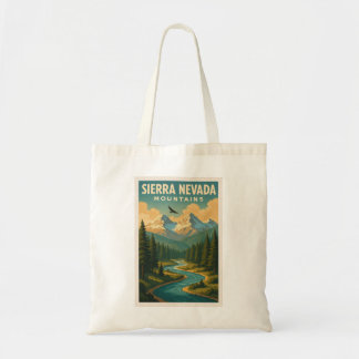 Montañas de Sierra Nevada Bolsa De Tote Escénica