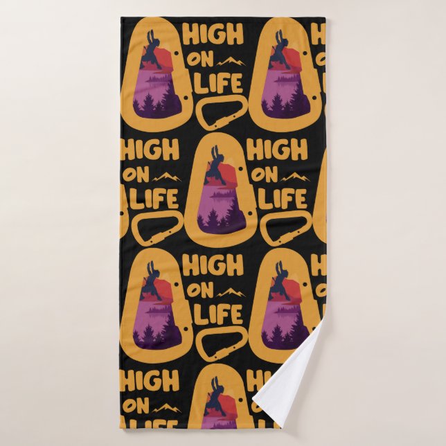 Montañas del alpinismo (Toalla de baño)