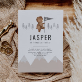 Montañas del Oso Invitación al Tercer Cumpleaños