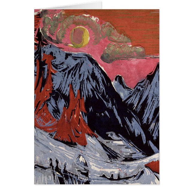 Montañas en Winter, 1919 (Frente)