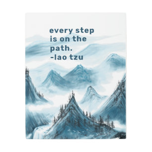 Montañas inspirando el taoísmo Poster de citas