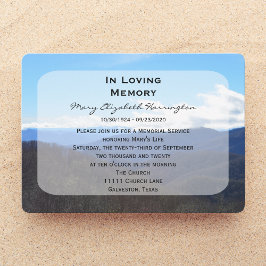 Montañas invitadas a la Invitación del servicio co