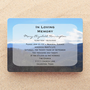 Montañas invitadas a la Invitación del servicio co