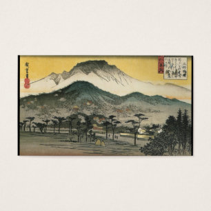 Montañas japonesas circa 1800's