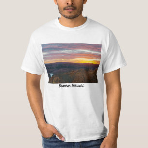 Montañas Ozark Camiseta de Otoño del Amanecer