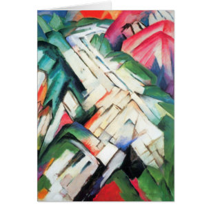Montañas (Paisaje) por Franz Marc, Arte Antiguo