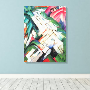 Montañas (Paisaje) por Franz Marc, Arte Antiguo
