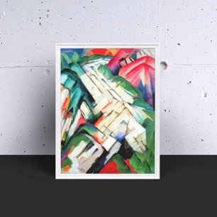 Montañas (Paisaje) por Franz Marc, Arte Antiguo