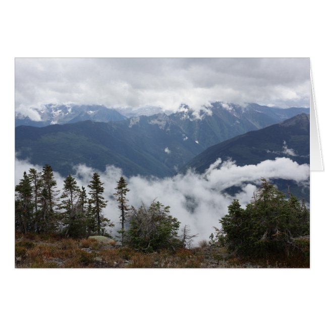 Montañas Purcell paisajistas de la tarjeta BC Cana (Anverso (Horizontal))