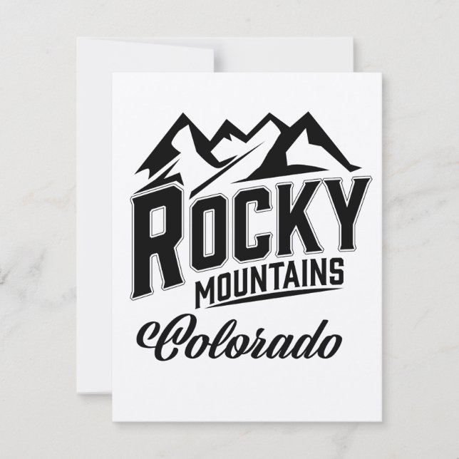 Montañas Rocosas Colorado (Anverso)